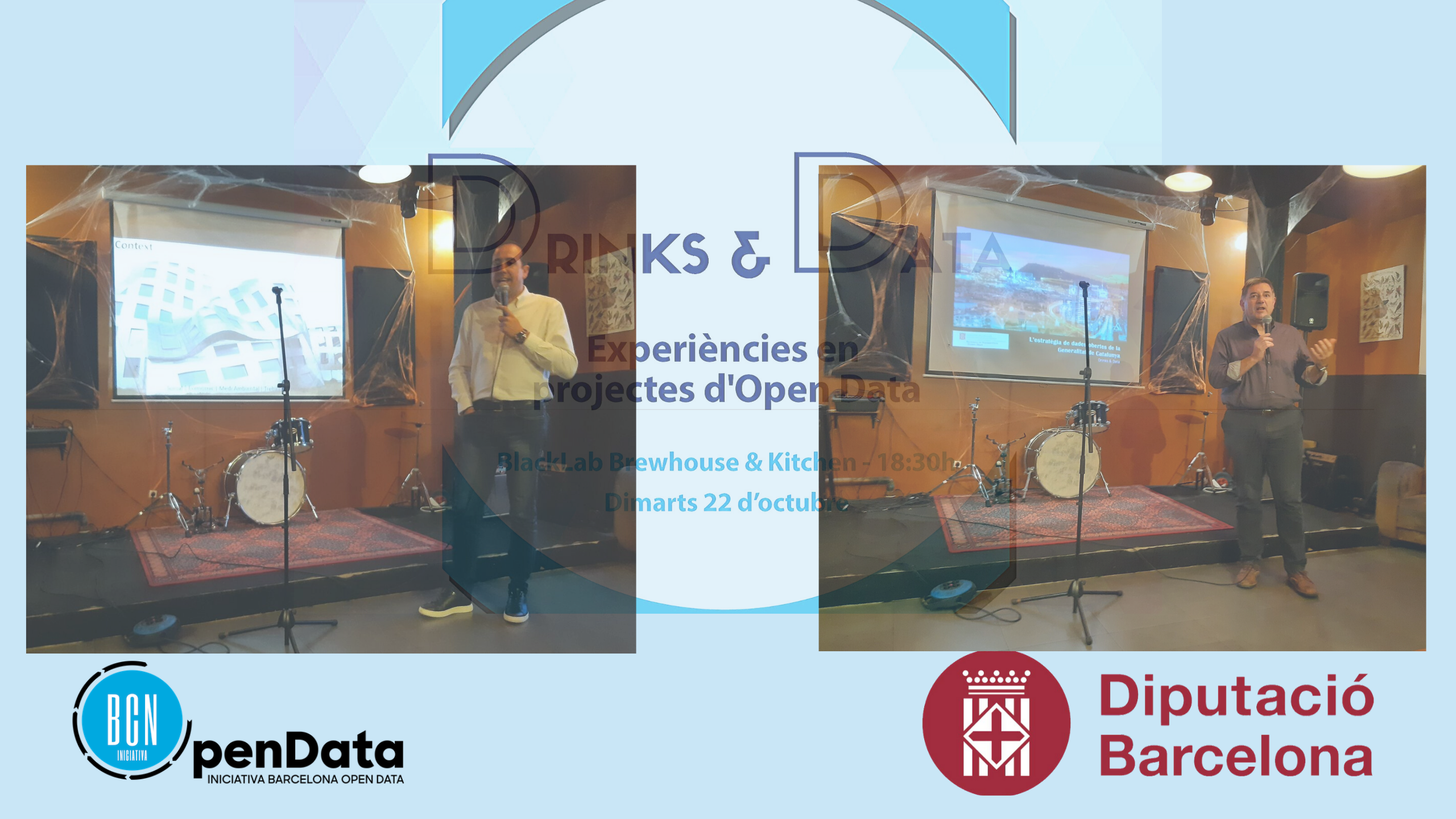 Crònica: Sessió de Drinks&Data compartint experiències al voltant dels projectes d’obertura de dades