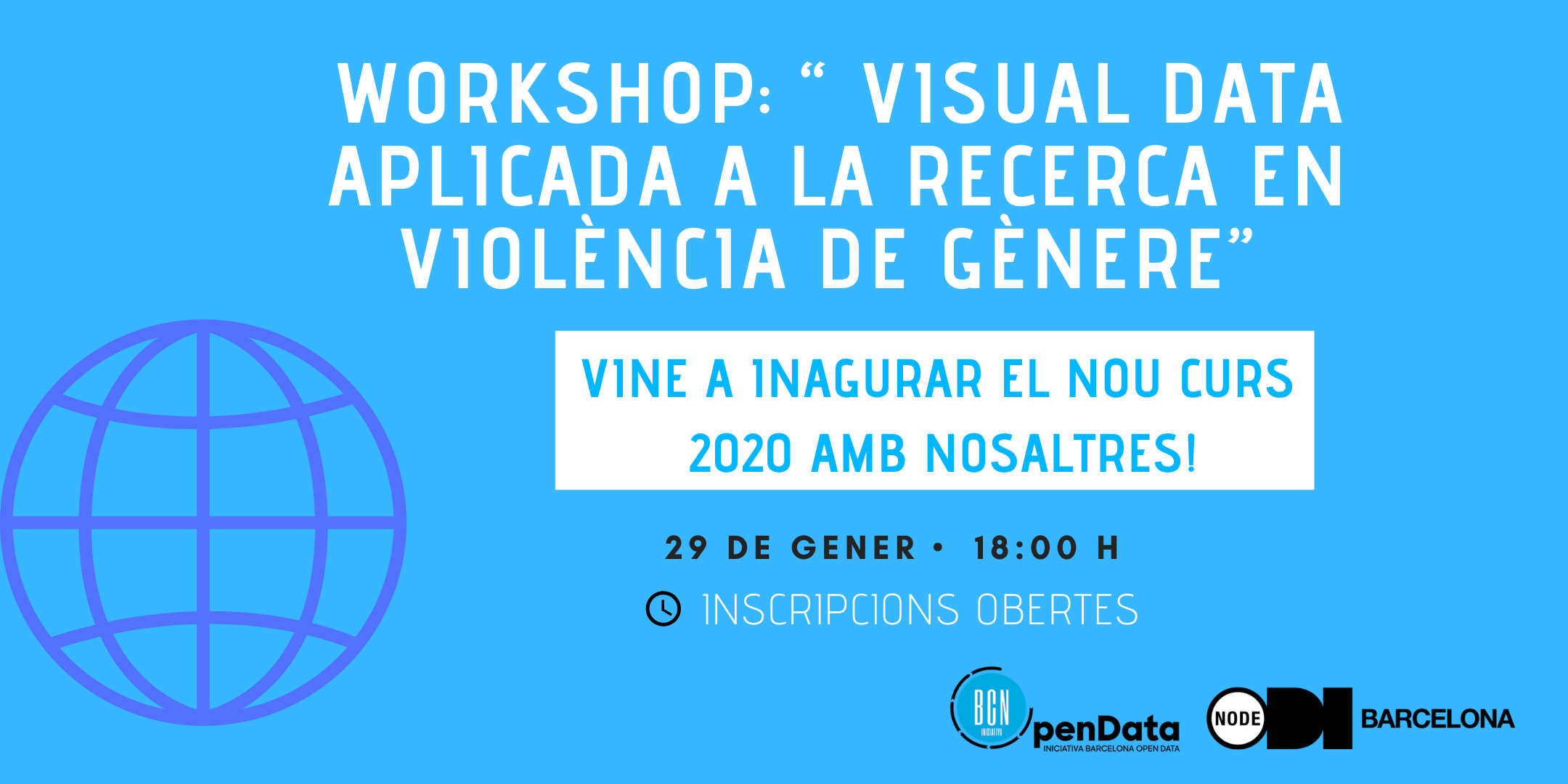 Inaugurem la nova temporada de formació amb workshop sobre Visual Data i Gènere