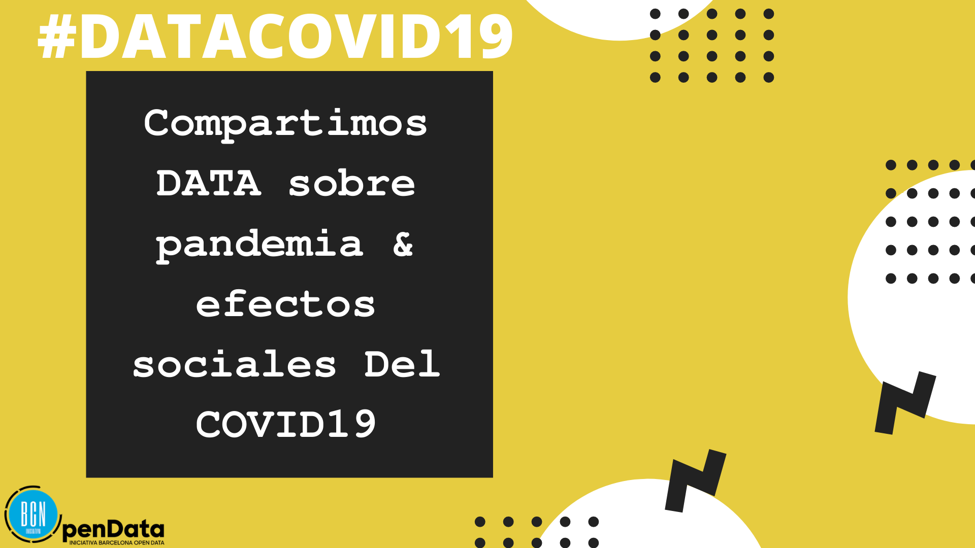 #DATACovid19