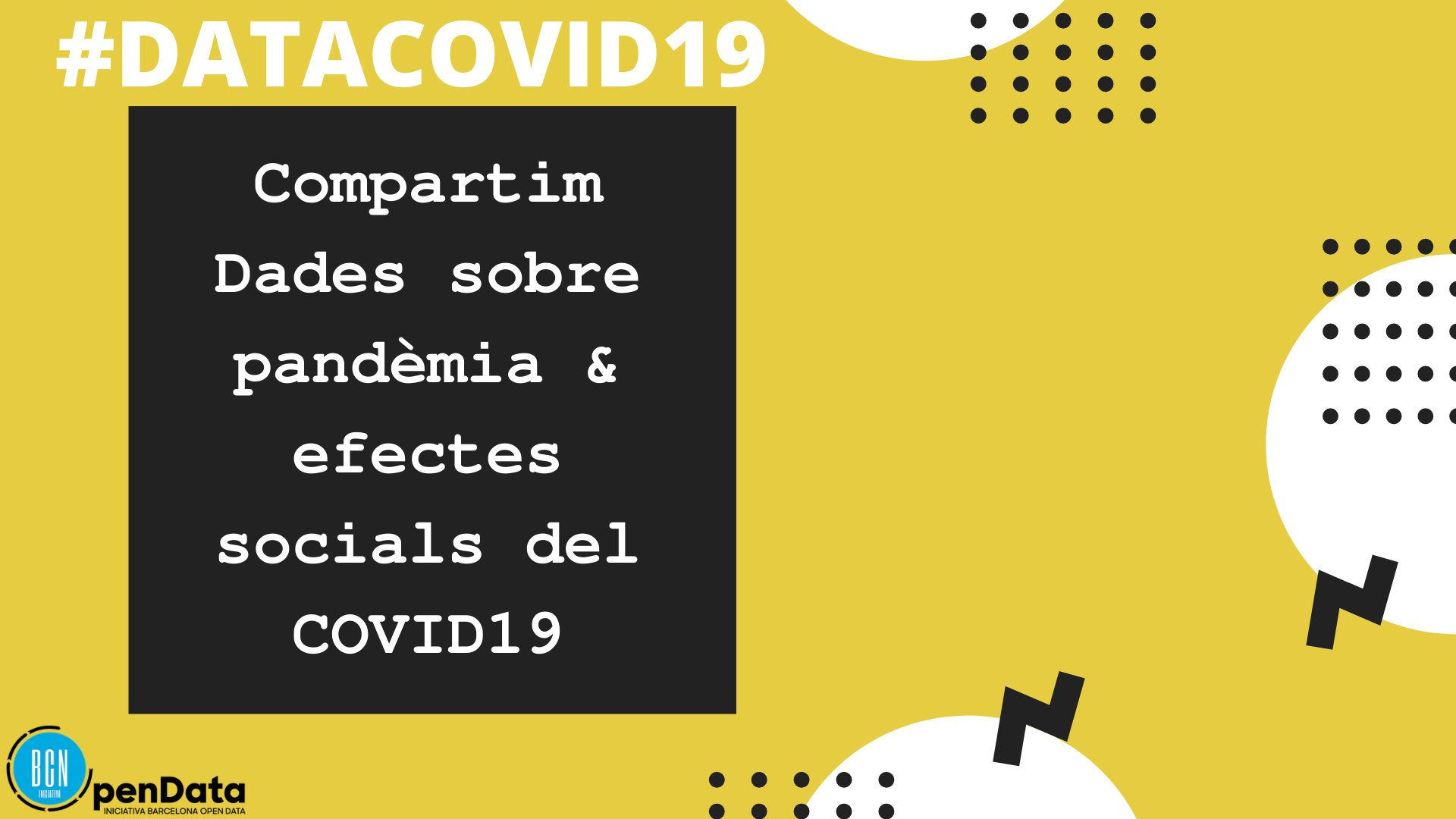 #DATACovid19