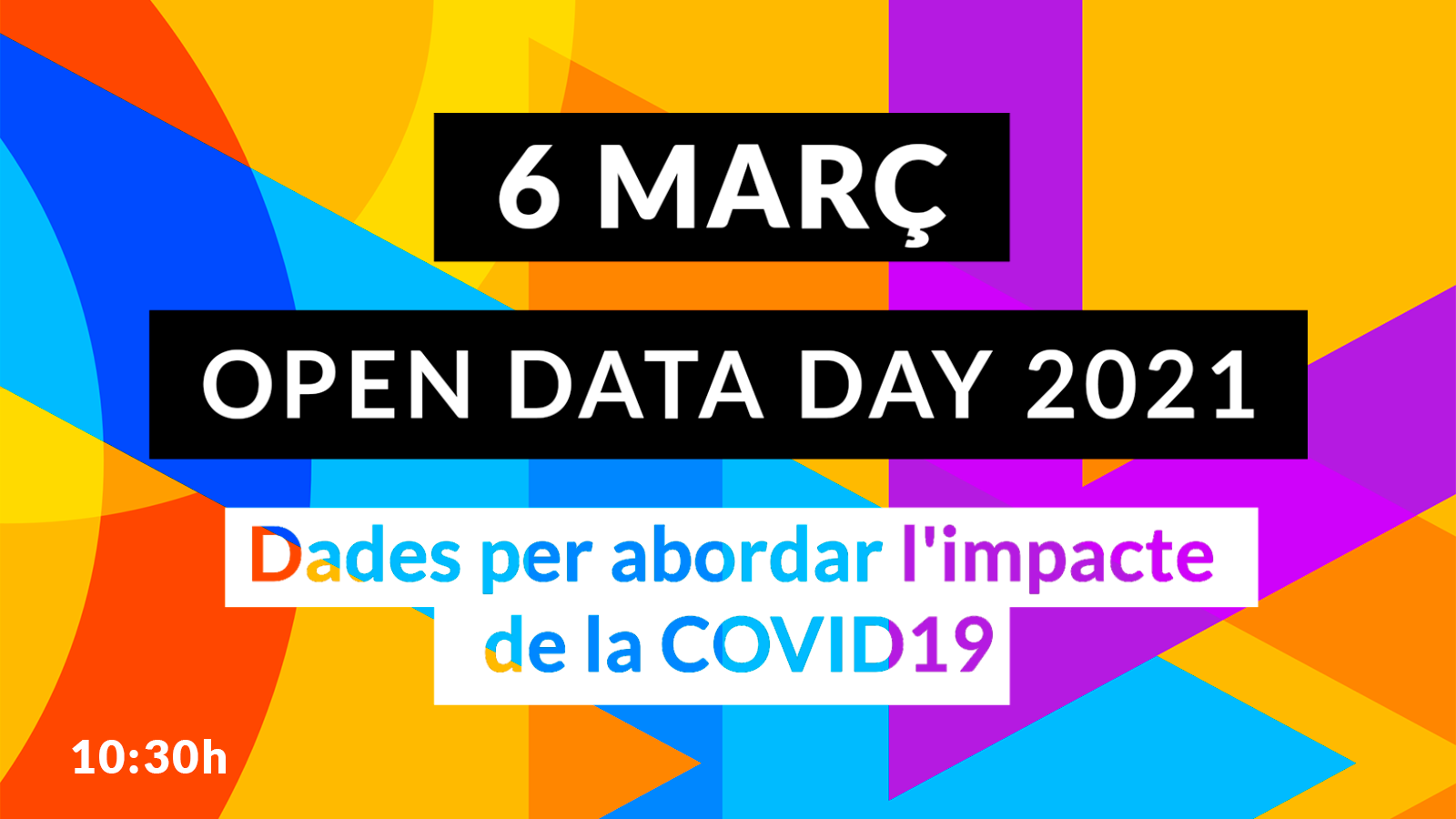 6 de març celebració Open Data Day 2021!