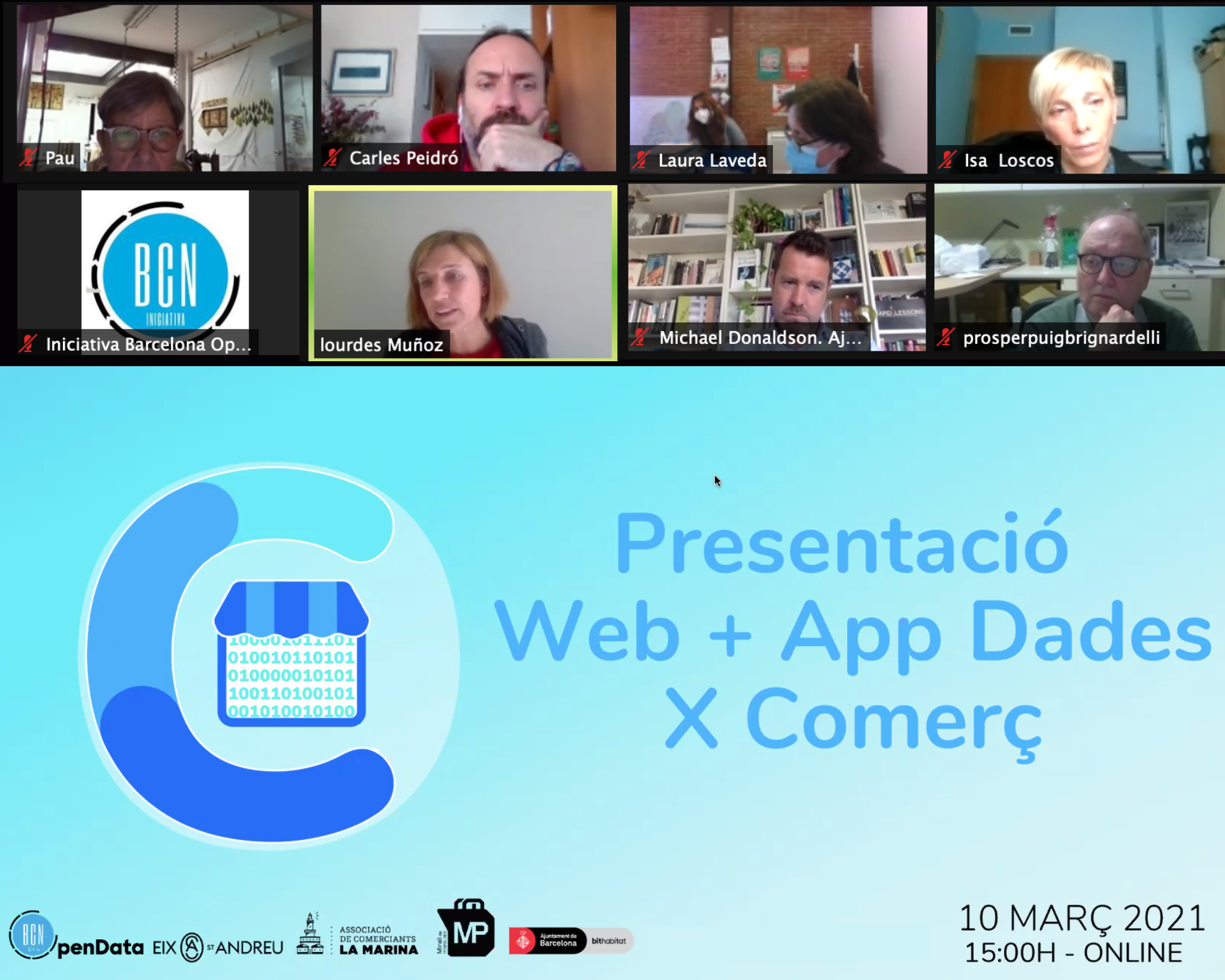 Crónica Acto de presentación App + Web Datos x Comercio