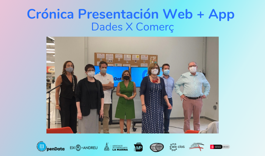 Crónica Acto de presentación web + app Dades x Comerç