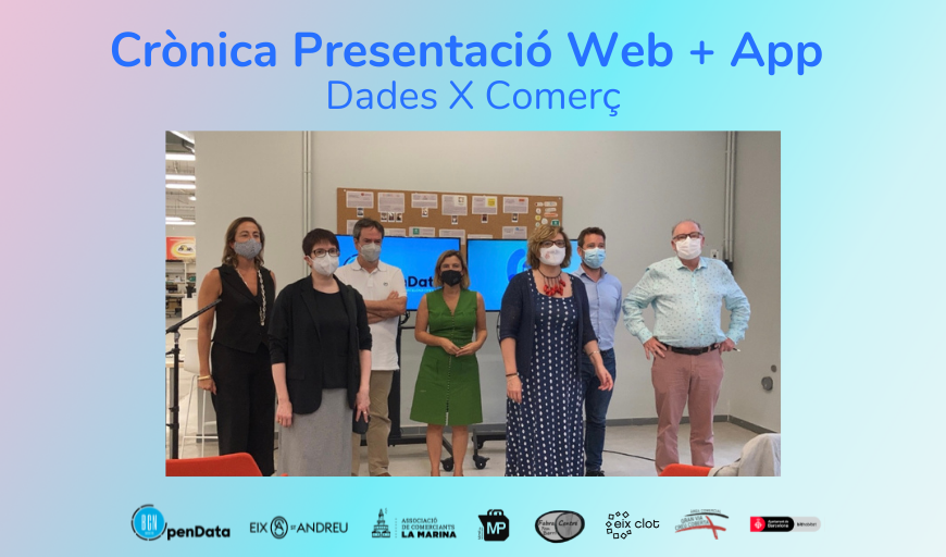 Crònica Acte de presentació web + app Dades x Comerç