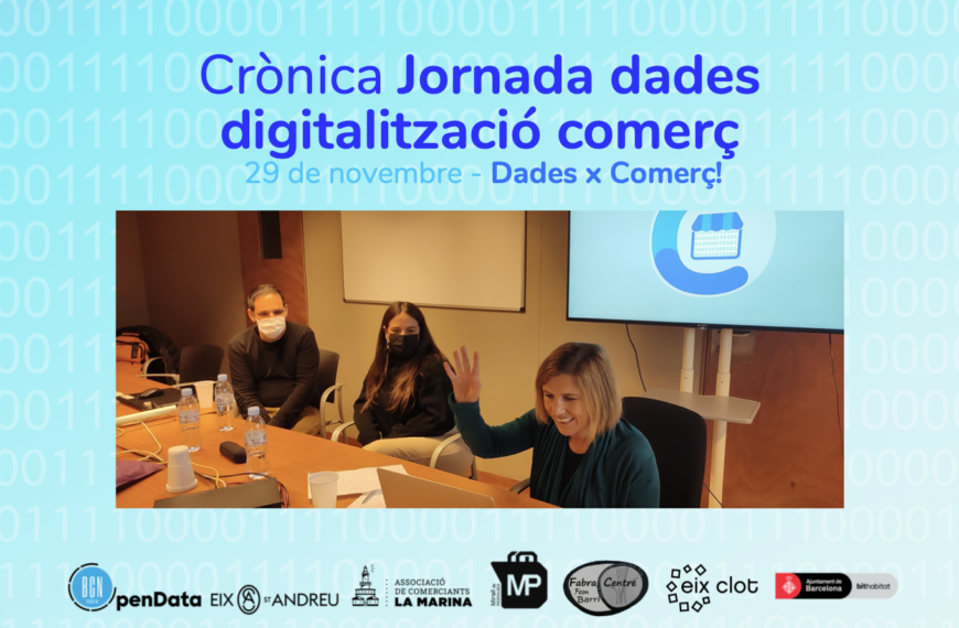 Crònica Jornada Dades digitalització comerç el 29 de noviembre