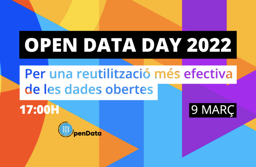 ¡El 9 de marzo vuelve el Open Data Day 2022!