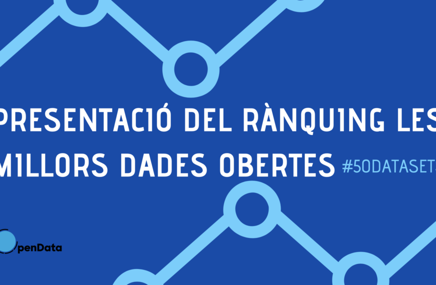 Presentació del Rànquing les millors Dades Obertes