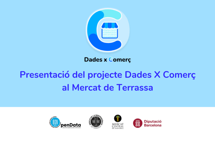 Presentació del projecte Dades X Comerç al mercat de Terrassa