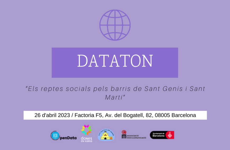 DATATON “Els reptes socials pels barris de Sant Genís i Sant Martí”