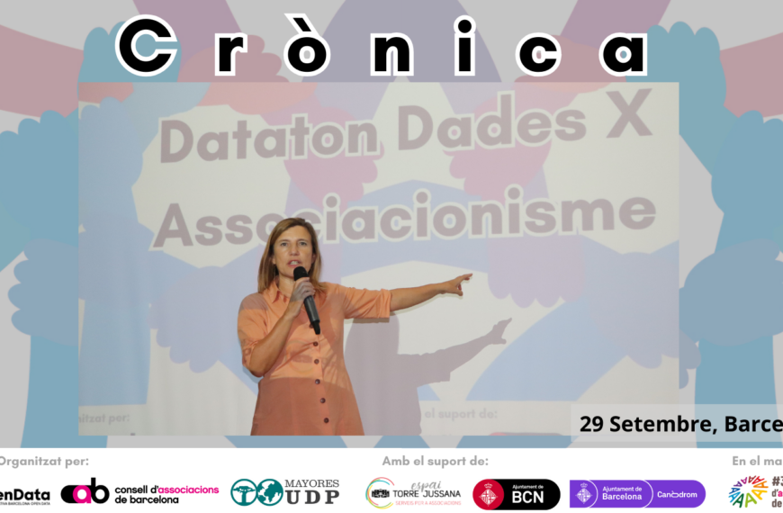 Crònica Dataton Dades x associacionisme