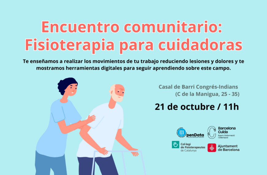 Encuentro comunitario: Fisioterapia para cuidadoras