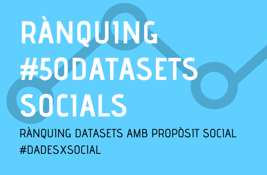 Presentació Rànquing #50datasets amb propòsit social