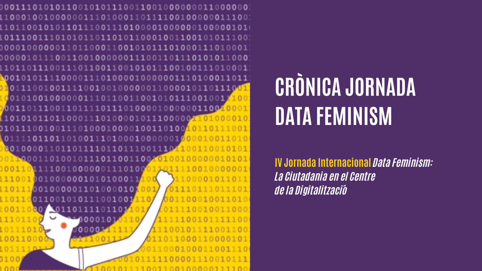 Crònica IV Jornades DataFeminism