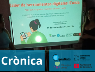 Crònica Tercer Taller Bàsic d'eines digitals iCuida