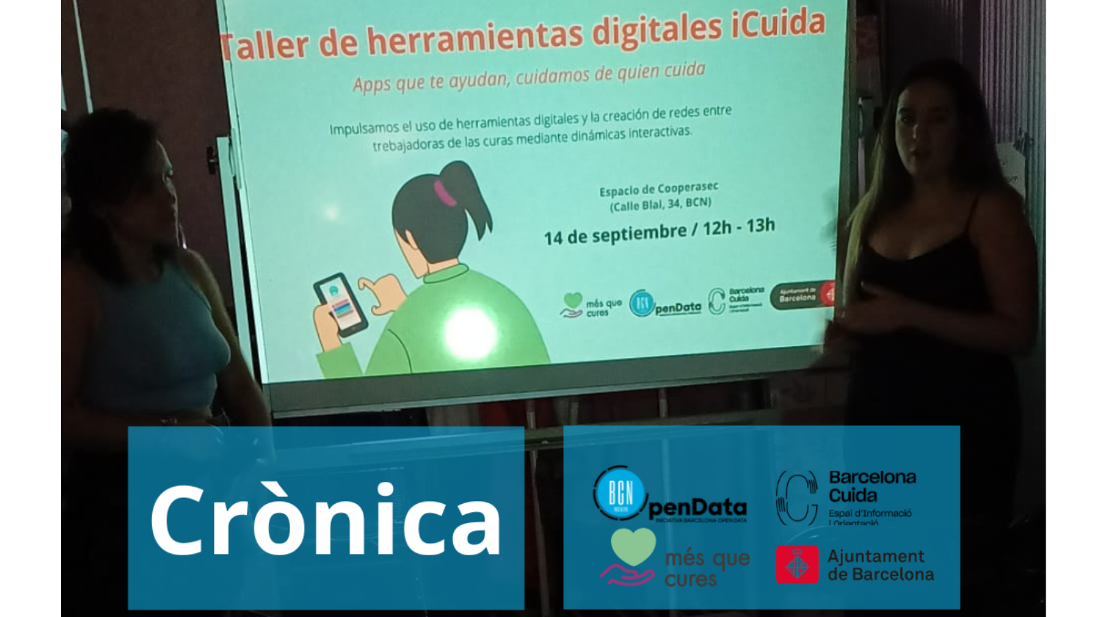 Crònica Tercer Taller Bàsic d'eines digitals iCuida