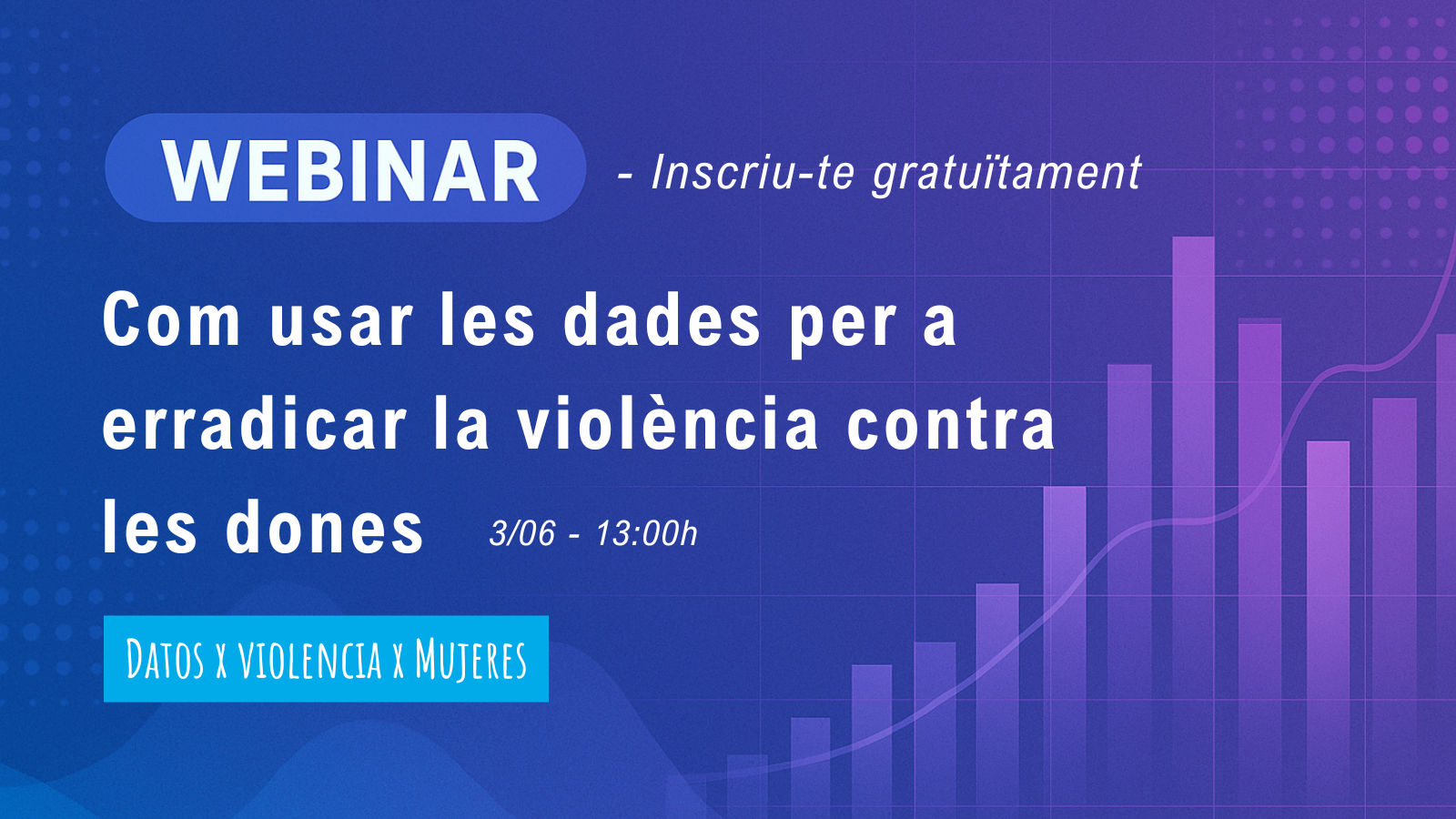 Com utilitzar les dades per erradicar la violència contra les dones – Webinar gratuït