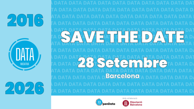 Save the date: 10 anys del valor de les dades